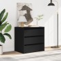 Cajonera de esquina madera de ingeniería negra 60x41x58 cm de , Cajoneras - Ref: Foro24-852844, Precio: 99,79 €, Descuento: %