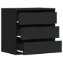 Cajonera de esquina madera de ingeniería negra 60x41x58 cm de , Cajoneras - Ref: Foro24-852844, Precio: 96,85 €, Descuento: %