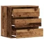 Cajonera de esquina madera ingeniería roble viejo 60x41x58 cm de , Cajoneras - Ref: Foro24-852850, Precio: 72,29 €, Descuento: %