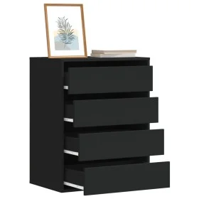 Cajonera de esquina madera de ingeniería negra 60x41x76 cm by , Drawers - Ref: Foro24-852871, Price: 127,07 €, Discount: %