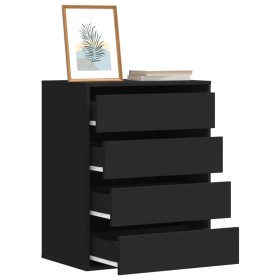 Cajonera de esquina madera de ingeniería negra 60x41x76 cm de , Cajoneras - Ref: Foro24-852871, Precio: 116,47 €, Descuento: %