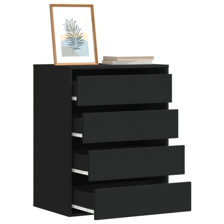 Cajonera de esquina madera de ingeniería negra 60x41x76 cm de , Cajoneras - Ref: Foro24-852871, Precio: 116,47 €, Descuento: %