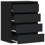 Cajonera de esquina madera de ingeniería negra 60x41x76 cm de , Cajoneras - Ref: Foro24-852871, Precio: 116,47 €, Descuento: %