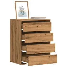 Cajonera de esquina madera ingeniería roble artisan 60x41x76 cm by , Drawers - Ref: Foro24-852878, Price: 134,06 €, Discount: %