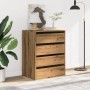 Cajonera de esquina madera ingeniería roble artisan 60x41x76 cm de , Cajoneras - Ref: Foro24-852878, Precio: 121,61 €, Descue...