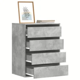 Cajonera de esquina madera ingeniería gris hormigón 60x41x76 cm by , Drawers - Ref: Foro24-852873, Price: 115,06 €, Discount: %