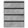 Cajonera de esquina madera ingeniería gris hormigón 60x41x76 cm de , Cajoneras - Ref: Foro24-852873, Precio: 106,08 €, Descue...