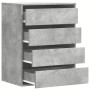 Cajonera de esquina madera ingeniería gris hormigón 60x41x76 cm de , Cajoneras - Ref: Foro24-852873, Precio: 106,08 €, Descue...