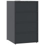 Cobertizo para 5 cubos de basura acero antracita 345x79x117 cm de , Soportes para contenedores de residuos - Ref: Foro24-3279...