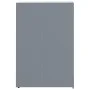 Cobertizo de contenedor de basura acero gris 69x79x117 cm de , Soportes para contenedores de residuos - Ref: Foro24-4008428, ...