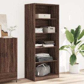 Armario madera de ingeniería color roble marrón 80x50x200 cm de , Armarios roperos - Ref: Foro24-3307726, Precio: 138,90 €, D...