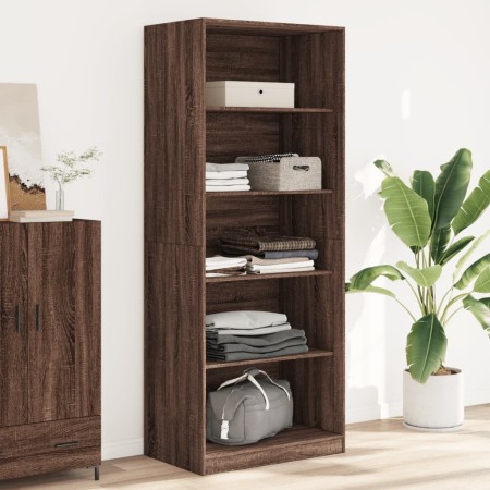Armario madera de ingeniería color roble marrón 80x50x200 cm de , Armarios roperos - Ref: Foro24-3307726, Precio: 138,90 €, D...