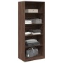 Armario madera de ingeniería color roble marrón 80x50x200 cm de , Armarios roperos - Ref: Foro24-3307726, Precio: 138,90 €, D...