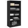 Armario de madera contrachapada negro 100x50x200 cm de , Armarios roperos - Ref: Foro24-3307730, Precio: 202,68 €, Descuento: %
