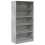 Armario de madera contrachapada gris hormigón 100x50x200 cm de , Armarios roperos - Ref: Foro24-3307732, Precio: 191,51 €, De...