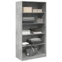 Armario de madera contrachapada gris hormigón 100x50x200 cm de , Armarios roperos - Ref: Foro24-3307732, Precio: 191,51 €, De...
