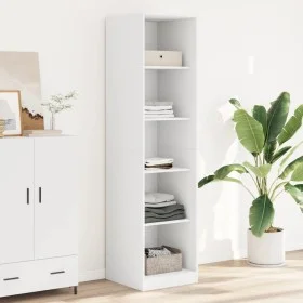 Armario de madera contrachapada blanco 50x50x200 cm de , Armarios roperos - Ref: Foro24-3307711, Precio: 194,07 €, Descuento: %