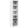 Armario de madera contrachapada blanco 50x50x200 cm de , Armarios roperos - Ref: Foro24-3307711, Precio: 196,46 €, Descuento: %
