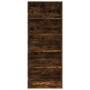 Armario madera de ingeniería color roble ahumado 80x50x200 cm de , Armarios roperos - Ref: Foro24-3307724, Precio: 131,36 €, ...