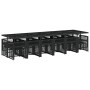 Set de muebles jardín 17 pzas con cojines ratán sintético negro de , Conjuntos de jardín - Ref: Foro24-3210822, Precio: 897,2...