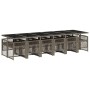 Set comedor de jardín con cojines 13 pzas ratán sintético gris de , Conjuntos de jardín - Ref: Foro24-3210764, Precio: 821,14...