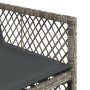 Set de comedor de jardín 11 pzas y cojines ratán sintético gris de , Conjuntos de jardín - Ref: Foro24-3210758, Precio: 901,3...