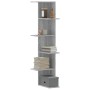 Estantería pared de esquina madera gris Sonoma 36,5x36,5x140 cm de , Estantes y estanterías - Ref: Foro24-852632, Precio: 55,...