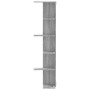 Estantería pared de esquina madera gris Sonoma 36,5x36,5x140 cm de , Estantes y estanterías - Ref: Foro24-852632, Precio: 55,...