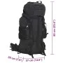 Mochila de senderismo tela oxford negro 60 l de , Mochilas - Ref: Foro24-4009960, Precio: 64,30 €, Descuento: %
