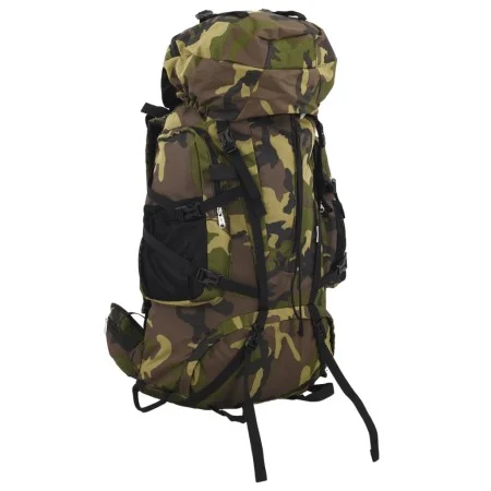 Mochila de senderismo tela oxford verde camuflaje 80 l de , Mochilas - Ref: Foro24-4009969, Precio: 64,24 €, Descuento: %