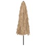 Sombrilla de jardín con LEDs poste acero marrón 324x324x247 cm de , Sombrillas - Ref: Foro24-4005122, Precio: 130,87 €, Descu...