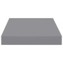 Estante flotante de pared MDF gris 23x23,5x3,8 cm en Estanterías | Comprar online en Foru.es
