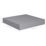 Estante flotante de pared MDF gris 23x23,5x3,8 cm en Estanterías | Comprar online en Foru.es