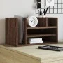 Organizador escritorio madera ingeniería marrón 44,5x24x25 cm by , Classification and organization - Ref: Foro24-848044, Pric...