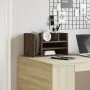 Organizador escritorio madera ingeniería marrón 44,5x24x25 cm by , Classification and organization - Ref: Foro24-848044, Pric...