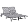 Tumbona para 2 personas madera maciza de acacia de vidaXL, Tumbonas - Ref: Foro24-311874, Precio: 326,85 €, Descuento: %
