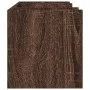 Organizador escritorio madera ingeniería marrón 44,5x24x25 cm by , Classification and organization - Ref: Foro24-848044, Pric...