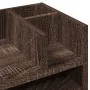 Organizador escritorio madera ingeniería marrón 44,5x24x25 cm by , Classification and organization - Ref: Foro24-848044, Pric...