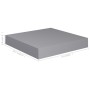 Estantes flotantes de pared 2 uds MDF gris 23x23,5x3,8 cm en Estanterías | Comprar online en Foru.es