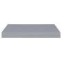 Estante flotante de pared MDF gris 40x23x3,8 cm en Estanterías | Comprar online en Foru.es
