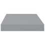 Estante flotante de pared MDF gris 40x23x3,8 cm en Estanterías | Comprar online en Foru.es