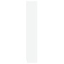 Estantería de madera de ingeniería blanca 57x28,5x174 cm de , Librerías y estanterías - Ref: Foro24-847989, Precio: 106,77 €,...