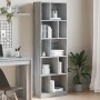 Estantería madera de ingeniería gris Sonoma 57x28,5x174 cm de , Librerías y estanterías - Ref: Foro24-847994, Precio: 80,44 €...