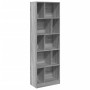 Estantería madera de ingeniería gris Sonoma 57x28,5x174 cm de , Librerías y estanterías - Ref: Foro24-847994, Precio: 80,44 €...