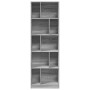 Estantería madera de ingeniería gris Sonoma 57x28,5x174 cm de , Librerías y estanterías - Ref: Foro24-847994, Precio: 80,44 €...