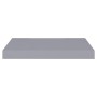 Estantes flotantes de pared 2 uds MDF gris 40x23x3,8 cm en Estanterías | Comprar online en Foru.es