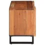 Mueble de TV madera maciza de acacia 105x34x46 cm de , Almacenamiento para CD y DVD - Ref: Foro24-377437, Precio: 114,72 €, D...