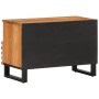 Mueble de TV madera maciza de acacia 70x34x46 cm de , Almacenamiento para CD y DVD - Ref: Foro24-377442, Precio: 69,56 €, Des...