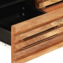 Mueble de TV madera maciza de acacia 70x34x46 cm de , Almacenamiento para CD y DVD - Ref: Foro24-377442, Precio: 69,56 €, Des...