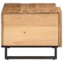 Mesa de centro de madera maciza de mango rugosa 80x51x40 cm de , Mesas de centro - Ref: Foro24-377456, Precio: 77,95 €, Descu...